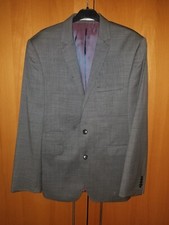 Holland Esquire Jacket/Blazer Grey UK 40R 100% Wool