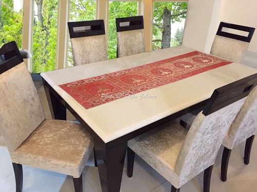 Bohemian jacquard table - jacquard, runner