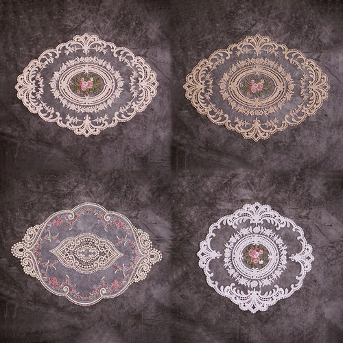Lace doily cotton placemats - doily,