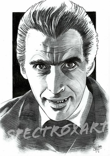 Hammer horror original art - horror,