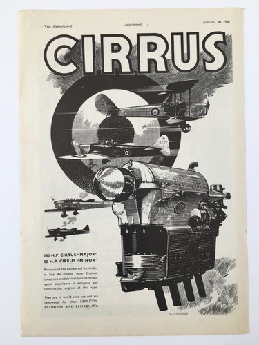 Cirrus engines ww2 - cirrus, engines-ww2-second