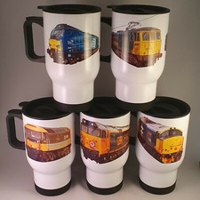 Loco Fleet Travel Mugs | Metal Locomotive Train Railway Cup Collection | Gift