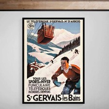 St Gervais Les Bains Ski Retro