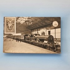 Steam Railway Postcard C1910 Locomotive L.N.W.R Official Rugby Station
