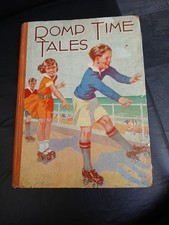 Romp Time Tales Children's  Vintage Annual - illustrated Hardback Book  - 1936