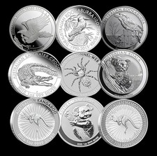 UK 1oz solid 99.99% silver