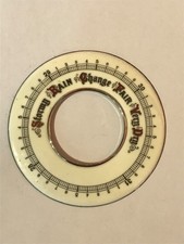 Vintage banjo barometer enamel - vintage,