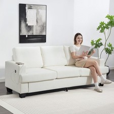 3 Seater Sofa with USB Ports &