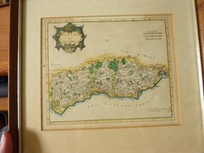 Antique map of Sussex by