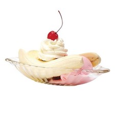 Alaska Banana Split Dish – Soda-Lime Glass Stylish Durable Practical Pack of 6