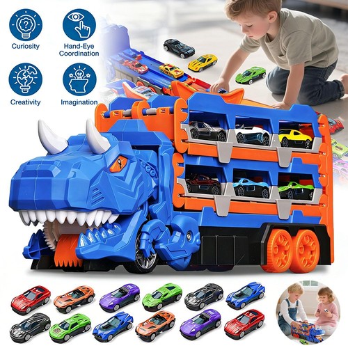 Dinosaur transporter truck - dinosaur,