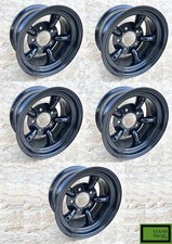 5x Black Challenger 5 Spoke