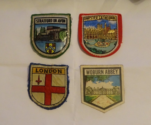 Four vintage souvenir - vintage,