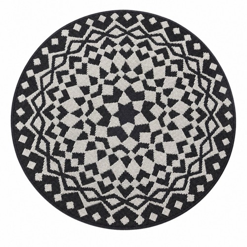 Round rug non slip - rug,