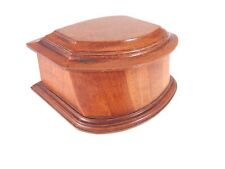 Fine antique wooden box made from early aero propeller section