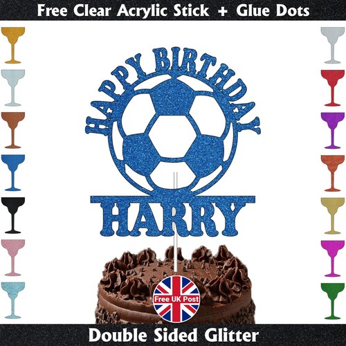 Birthday football personalised - birthday,
