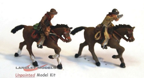 Circus mounted cowboys - mounted,