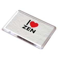 FRIDGE MAGNET - I Love Zen -