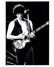 Lou Reed Vintage Concert Playing Plexiglass Guitar Original 8x10 Stamped Photo