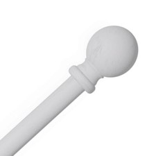 Wooden curtain pole eyelet - wooden,