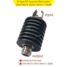 N Type Coaxial Attenuator 25W