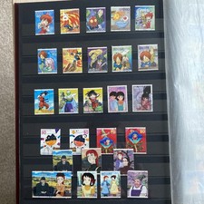 Japan Used Cartoon Type Stamps Including Set 9