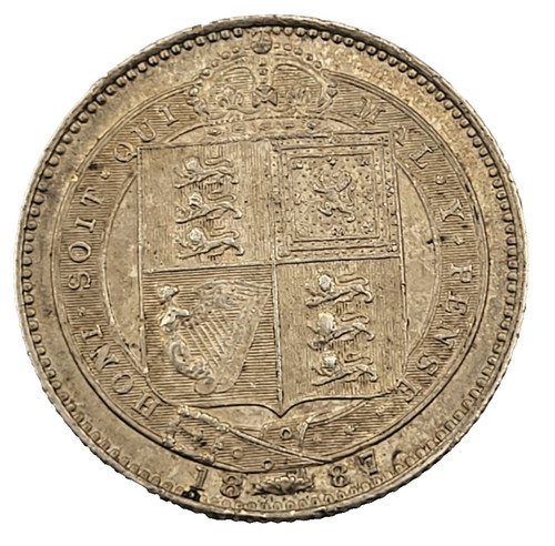 1887 queen victoria silver - 1887,