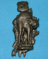 Antique Isle of Man Manx Cat