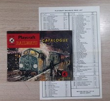 Playcraft Railways Catalogue 3rd Edition with Price List Very Good Condition