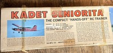 RC Plane Kit SIG RC-60 Kadet Seniorita Trainer 
