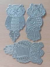Owl Die Set each owl approx