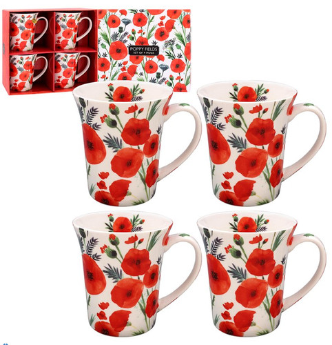 Poppy fields fine china - poppy,