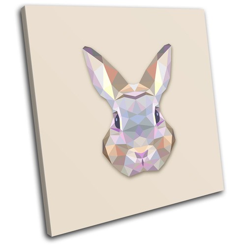 Geometric abstract rabbit - geometric,
