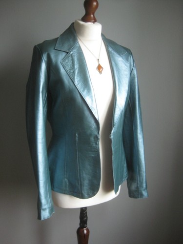Vintage metallic leather - metallic,