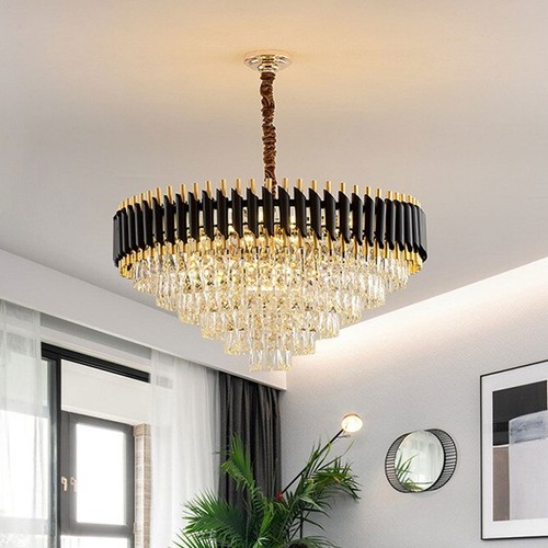 Modern chandelier lamp black - lamp,