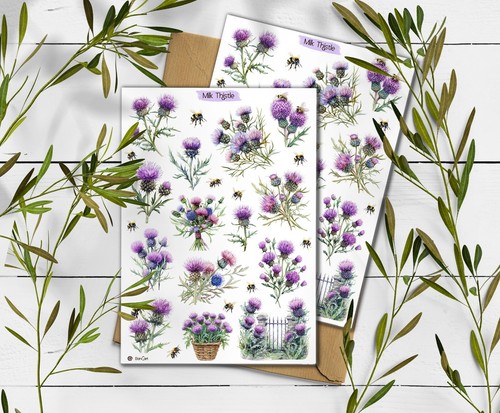 Thistle stickers milk - stickers.,