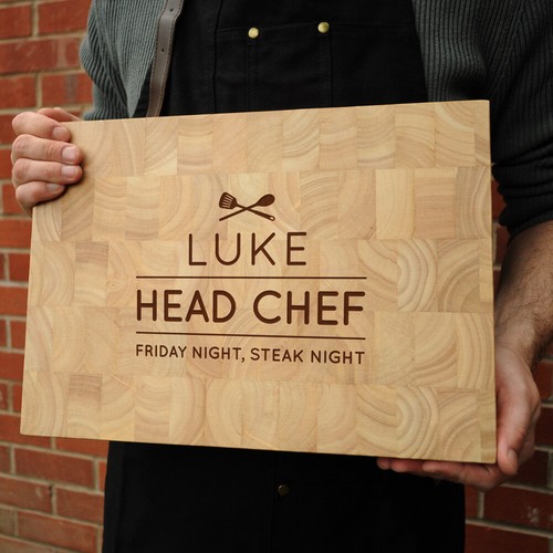 Personalised chopping board - chopping,