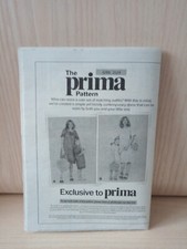 Prima Magazine Pattern. Womens