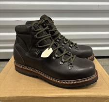 HanWag TASHI Yak Leather Stitch Down Hiking  Boots Mens US 10 NEW