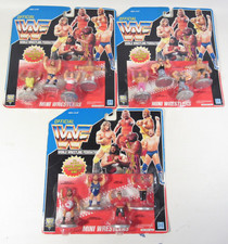 Lot of 3 1991 Hasbro WWF Mini