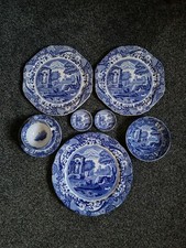 Spode Blue Italian Plates