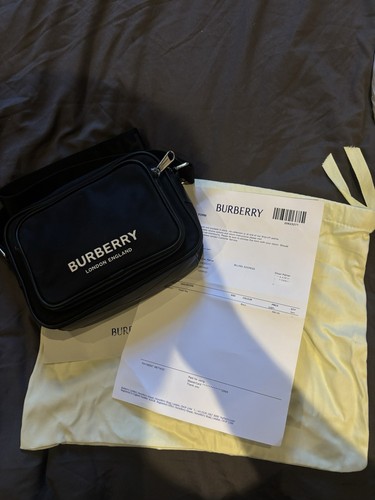 Burberry black leather - burberry,