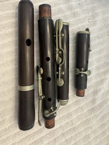 Antique german wooden flute - antique,