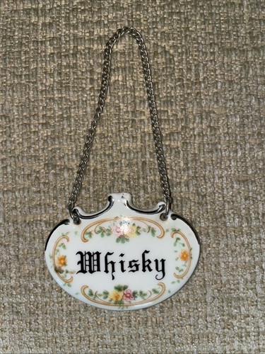 Bone china whisky decanter - bone,