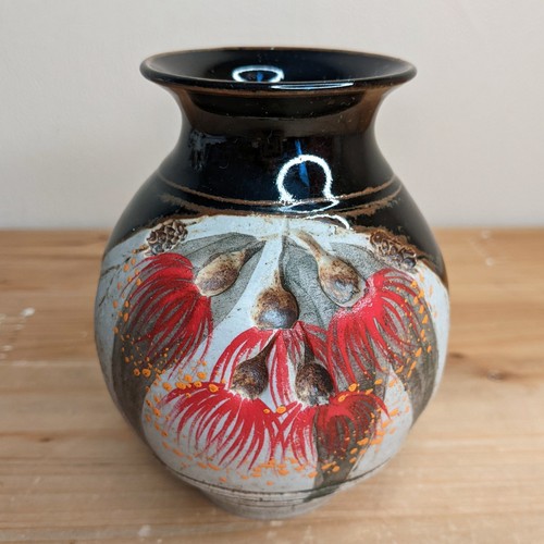 Vintage studio pottery vase - vintage,
