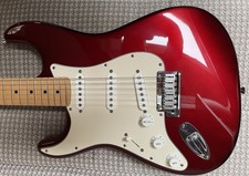 Left Handed Fender American Series Strat / Stratocaster 2007 Candy Cola Red. 