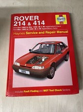 Haynes Rover 214 & 414 (G to