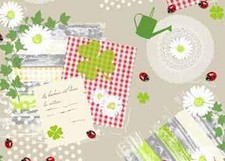 Floral Fruit Tablecloth PVC