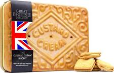 Giant Custard Cream Biscuits