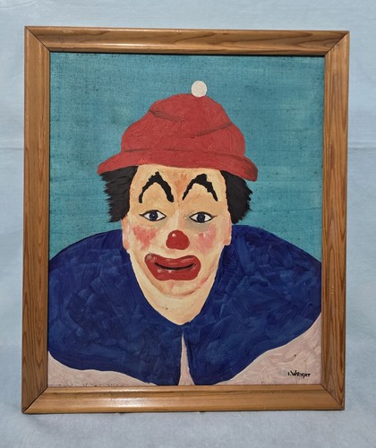 Original signed clown - signed,
